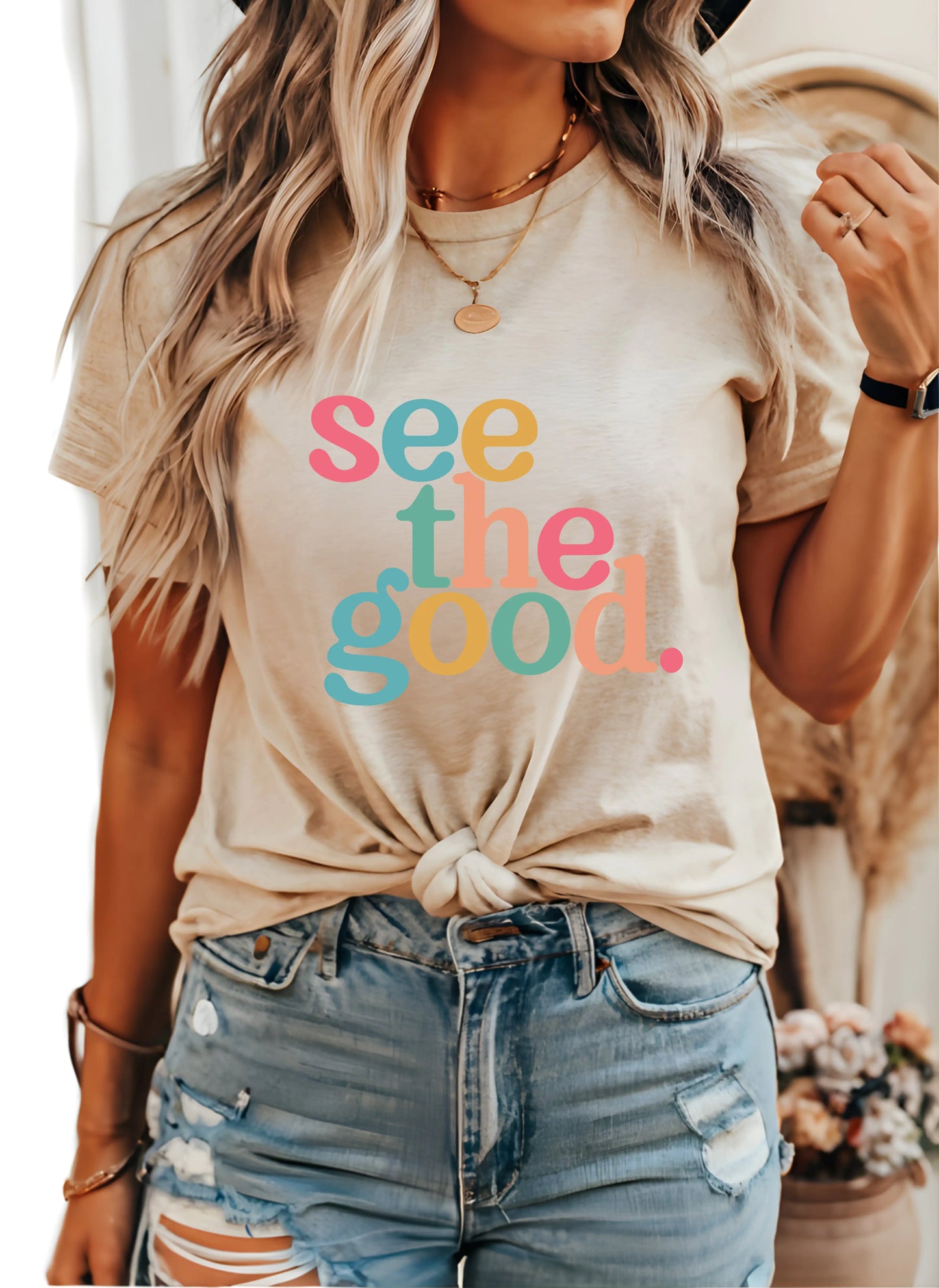 Experience the positive and inspirational effects of our “See The Good” Shirt, designed by industry experts for a professional, informative style. Based on facts and expertise, this shirt will improve your perspective and uplift your spirits.