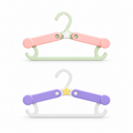 Expandable Baby Clothes Hangers with Adjustable Arms, 5-Pack